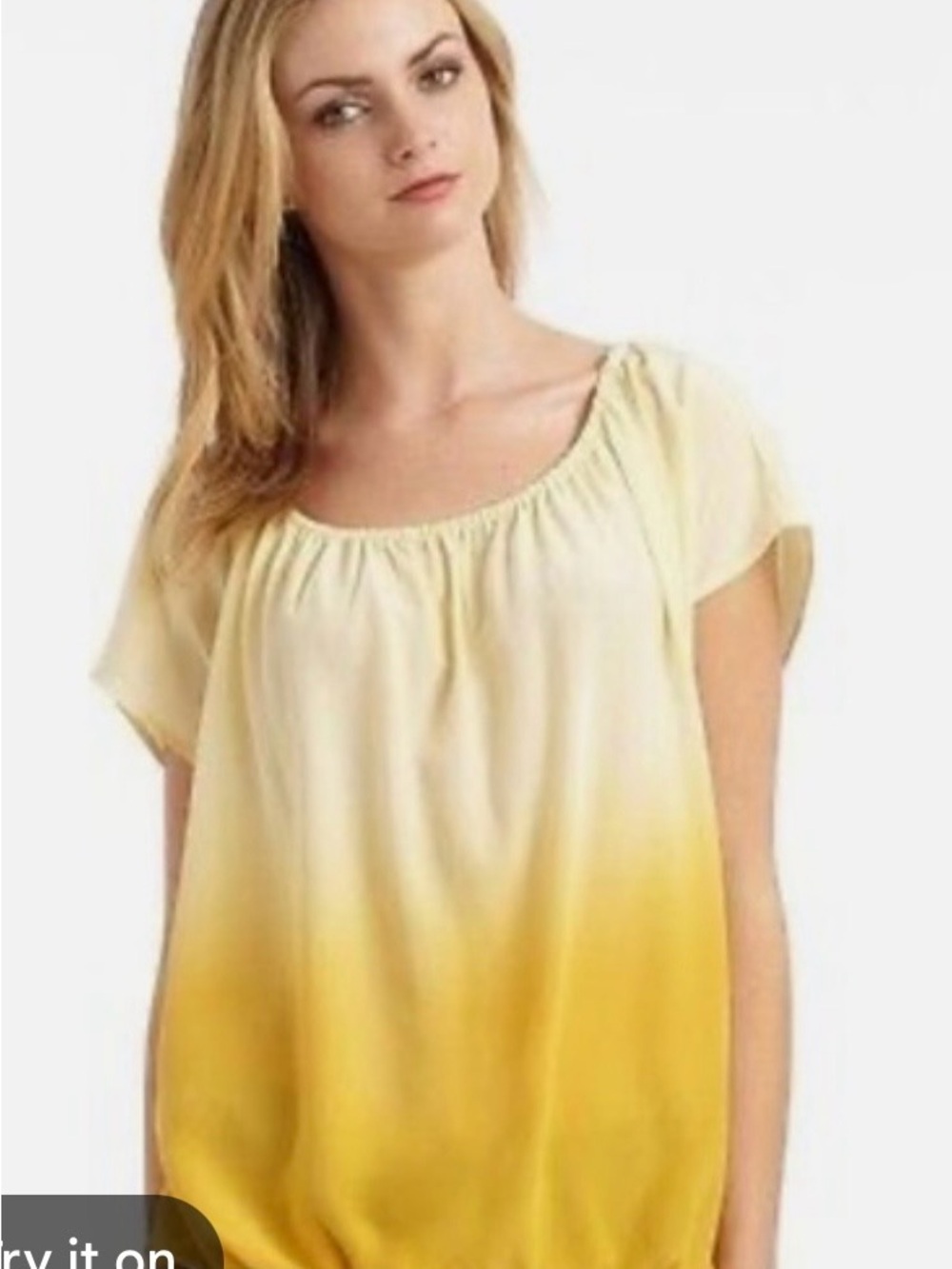Joie Caro Silk Scoop Neck Blouse